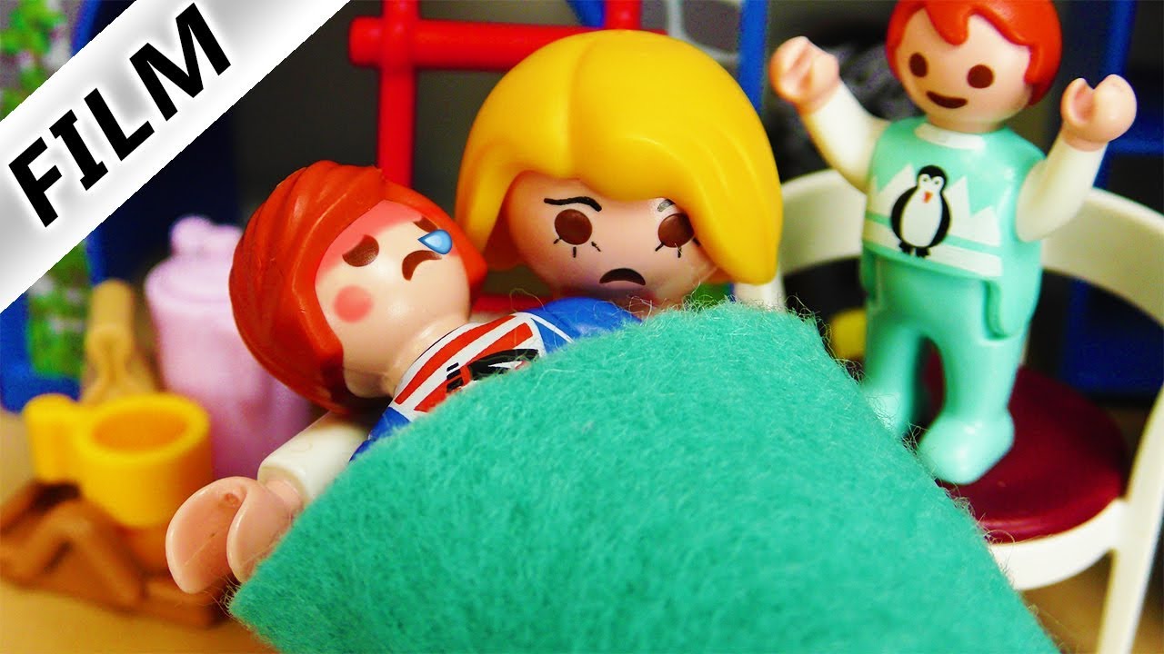 Playmobil Film Deutsch - JULIAN IST ERKÄLTET! KIND IST KRANK - EMMA SPIELT ARZT Familie Vogel