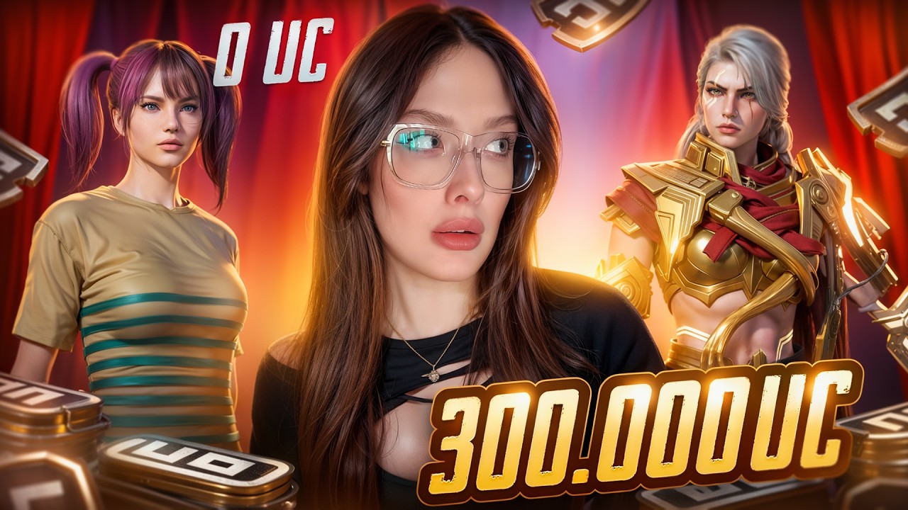 300 000 UC! 🔥 ПОДАРИЛА ПРОКАЧКУ АККАУНТА в PUBG MOBILE! ЛУЧШАЯ ПРОКАЧКА в ПУБГ МОБАЙЛ?