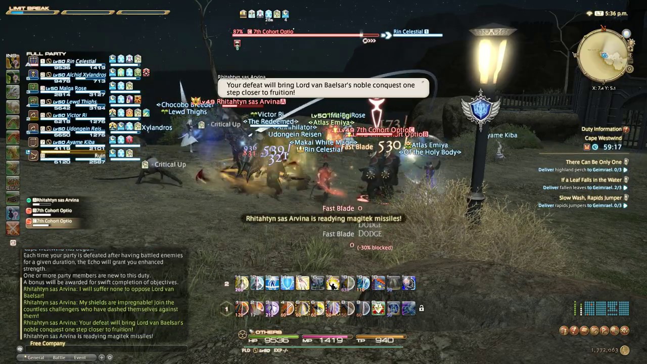 FFXIV Trials Cape Westwind