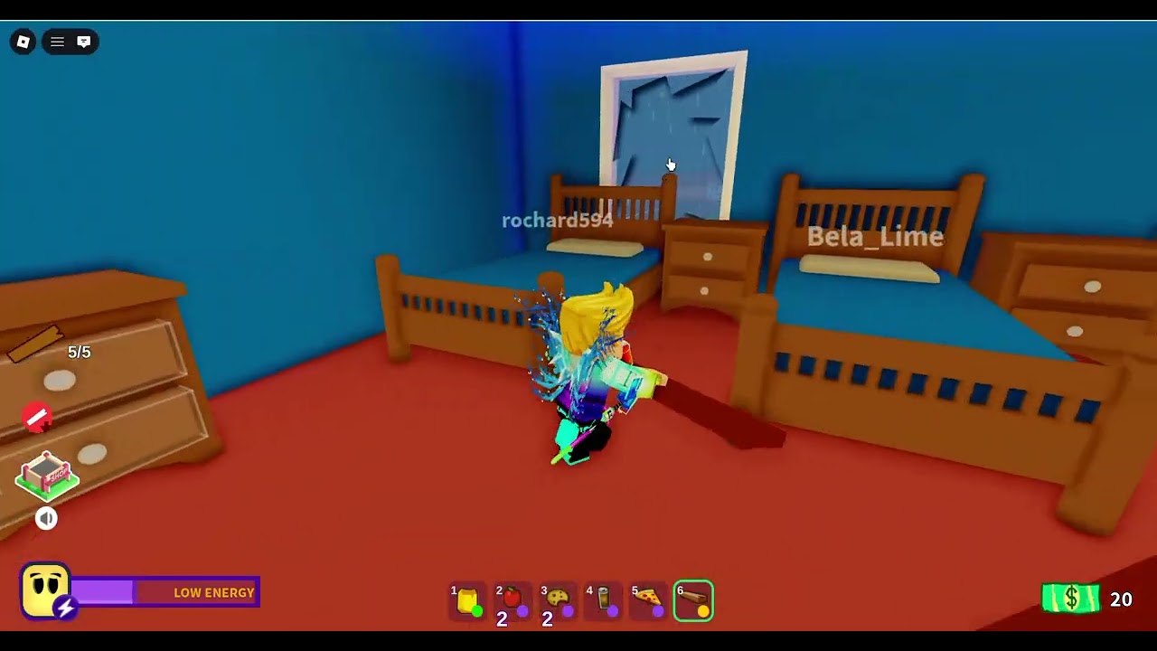 Playing break in 1 with Chris [aka my best friend]