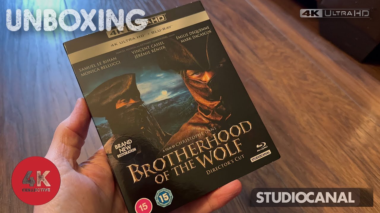 Brotherhood of the Wolf 4K UltraHD Blu-ray from @studiocanaluk unboxing