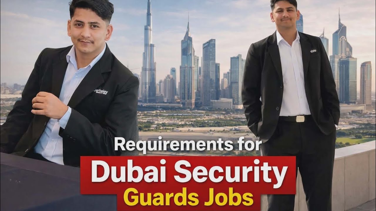 Requirements for Dubai Security Guard Job | how to get security guard job in Dubai | Dubai security