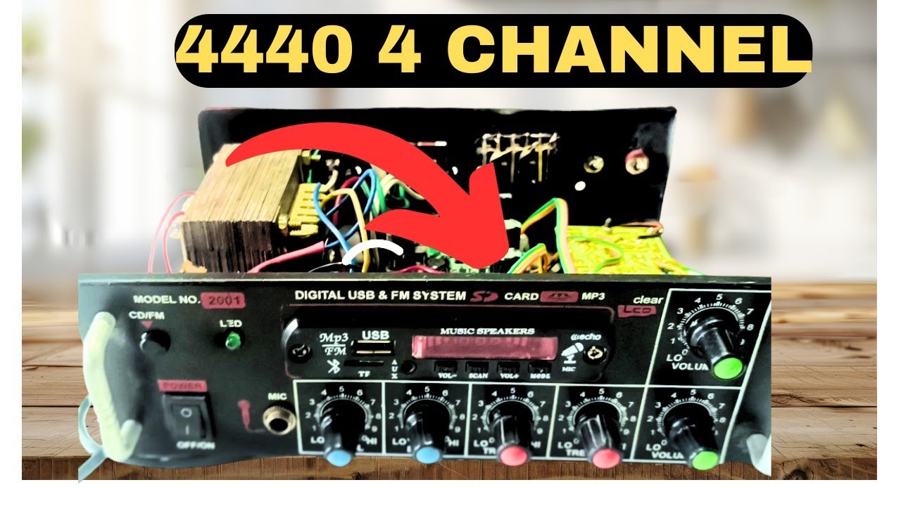 4440 IC 4-Channel Amplifier Kaise Banaye? 4440 IC Full Wiring Guide