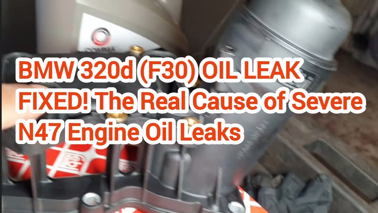 Severe Cold-Start Oil Leak on BMW N47 (320d) - Diagnosis & Oil Filter Housing Gasket Replacement 