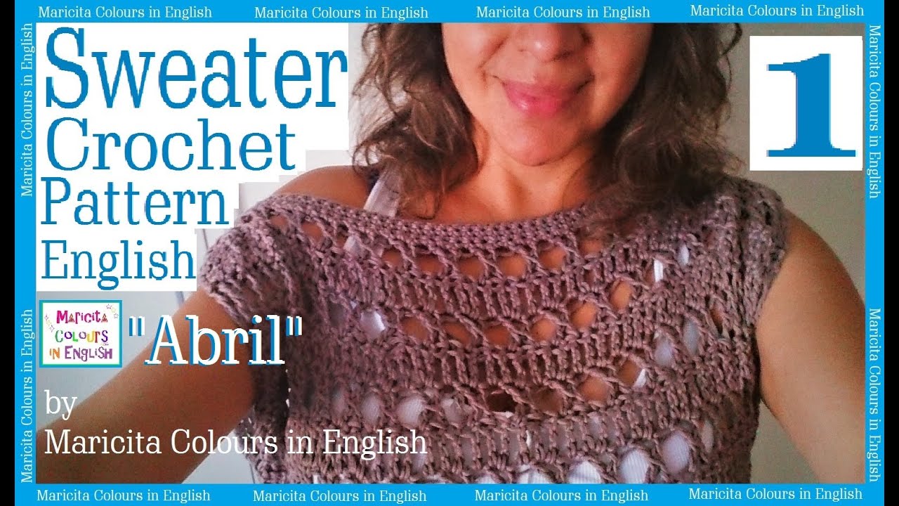 CROCHETED SWEATER "ABRIL" (1) by MARICITA 