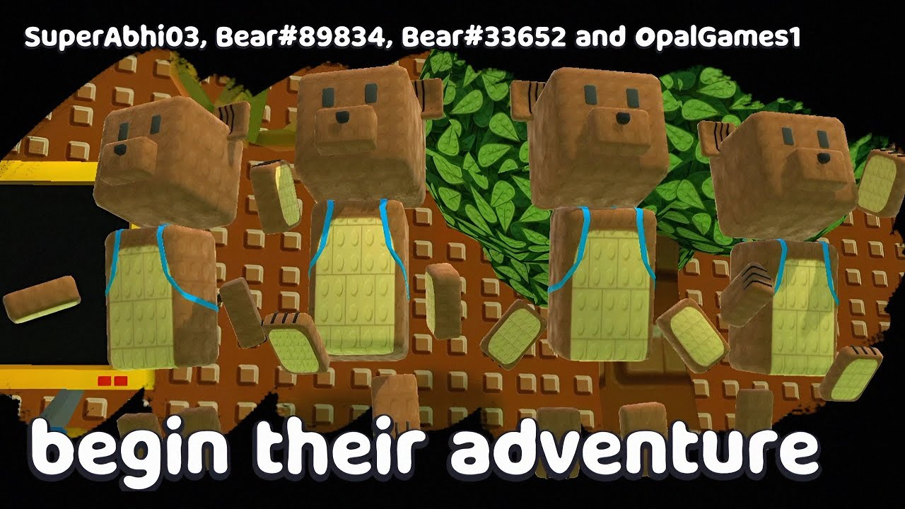Real Roblox Texture Bears Squad in Multiplayer Super Bear Adventure Gameplay Walkthrough 