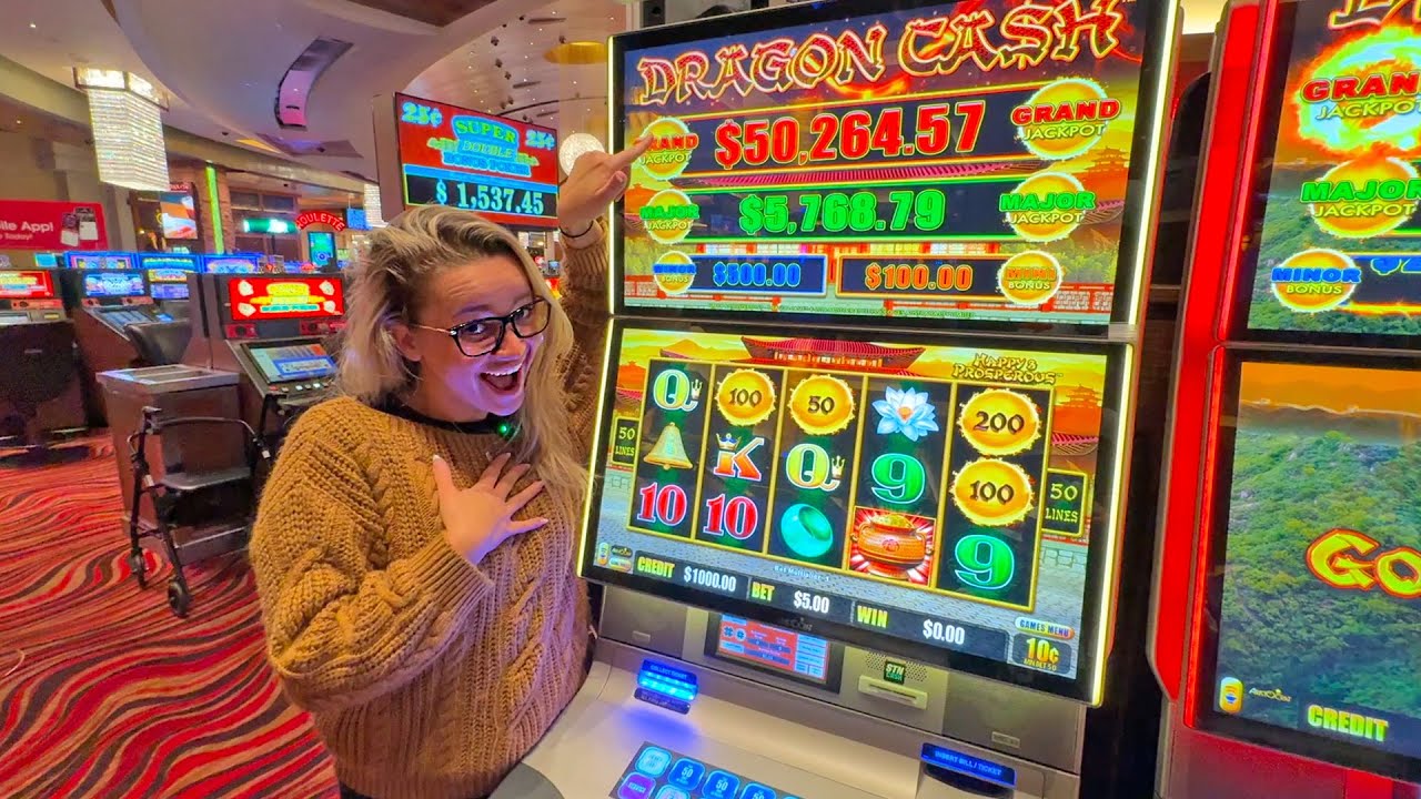 Another AMAZING Dragon Cash Win For My Wife!