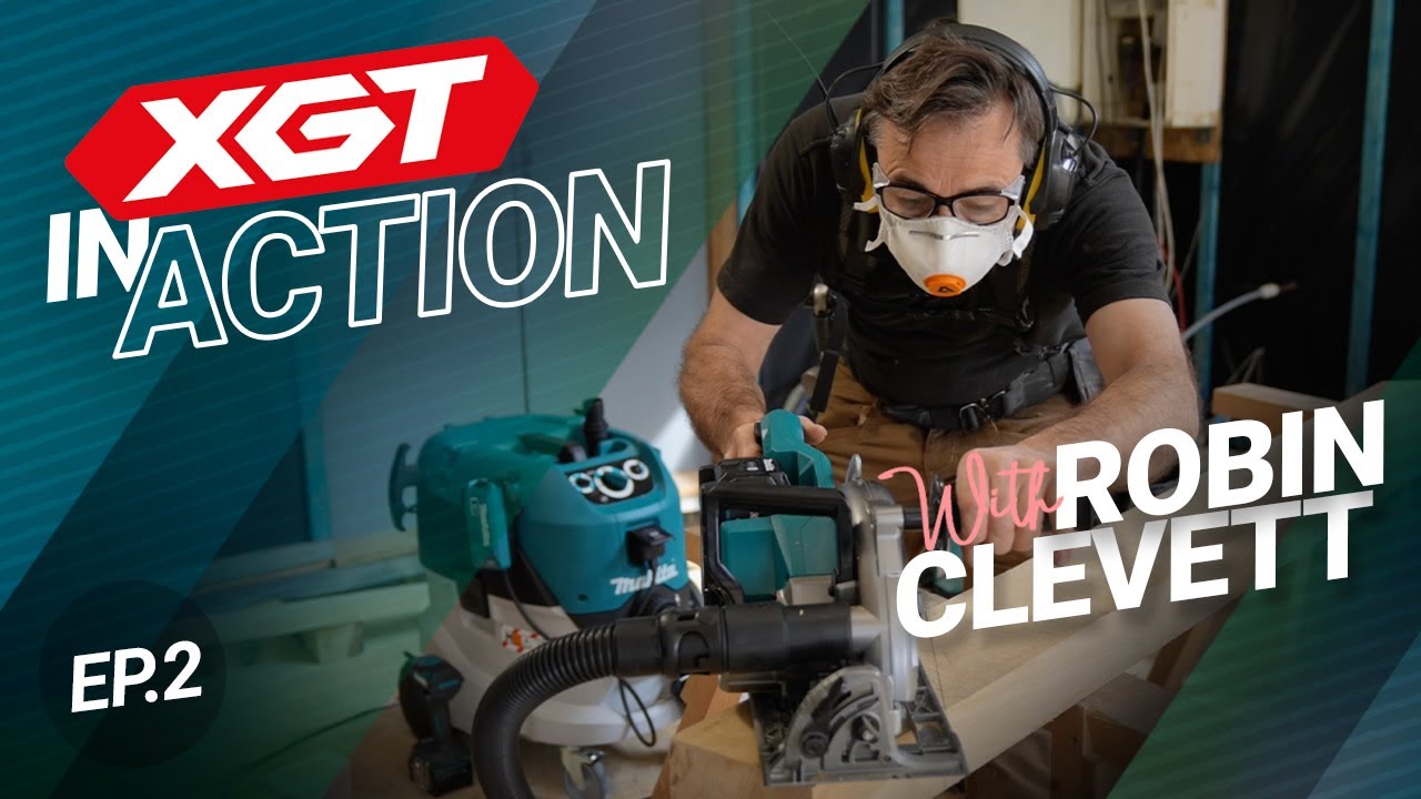 Makita XGT in action with Robin Clevett: RS002G 40VMax XGT Circular Saw