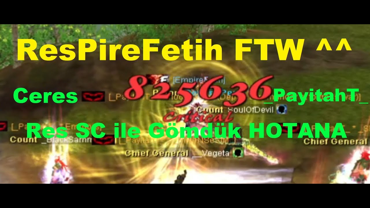 ResPireFetih'i Gömdük HOTANA SS Devilli +15 Bow Hoplatır Bebeğim ^^