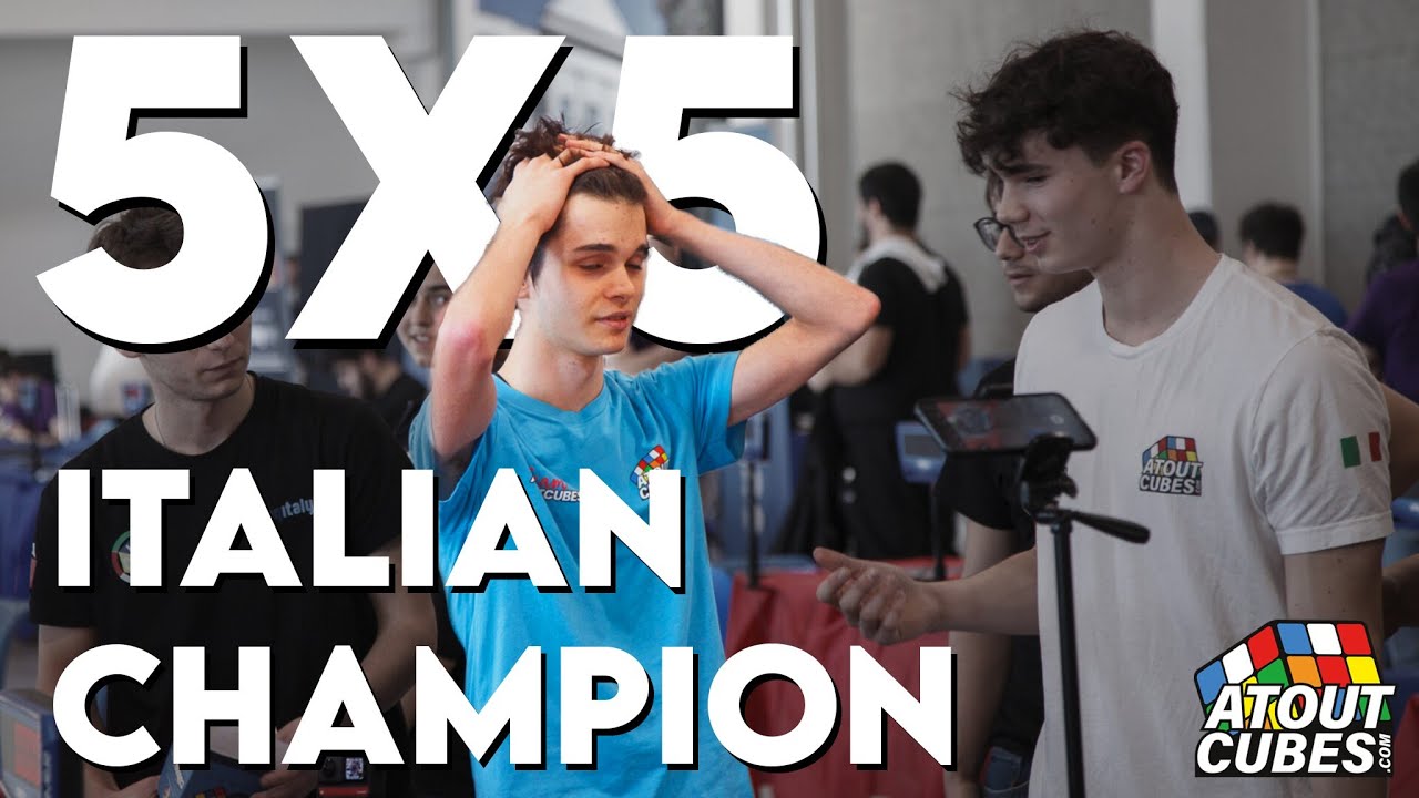 Back to back 5x5 Italian Champion! 51.00 winning average (IC2025)
