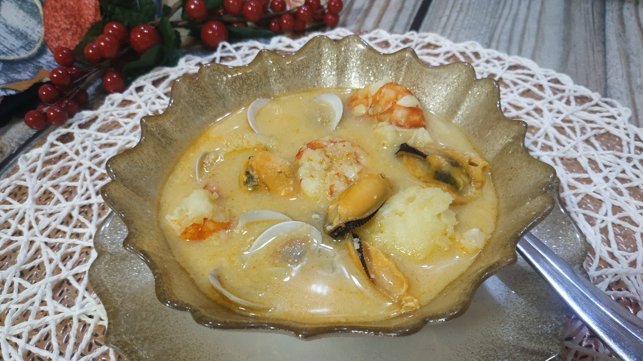 SOPA DE MARISCO / Especial Navidad 🎄✨ muy fácil y Sabrosa!!! CON OLLA GM O MAMBO!!! #YESSICA
