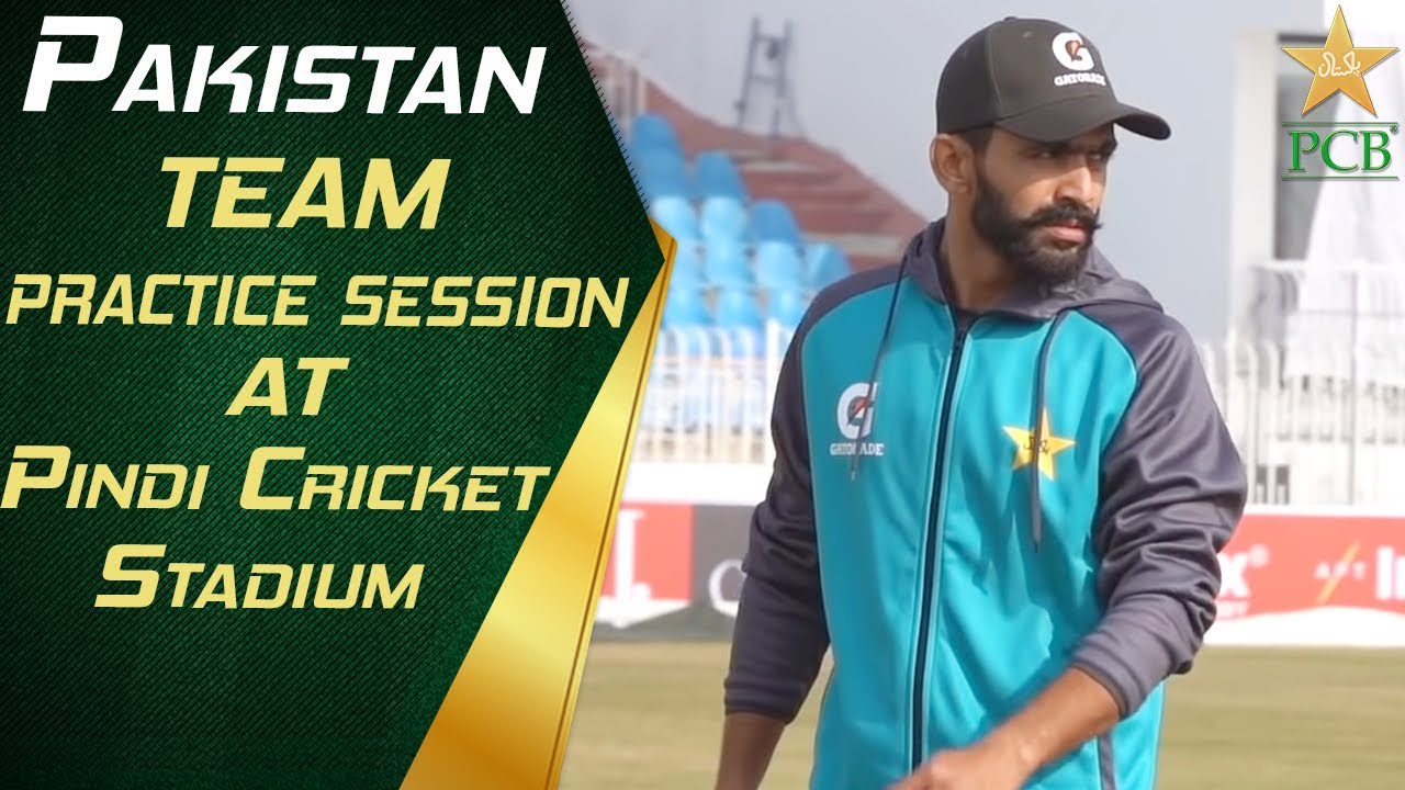 Pakistan team practice session at Pindi Cricket Stadium | Pakistan vs Sri Lanka | PCB
