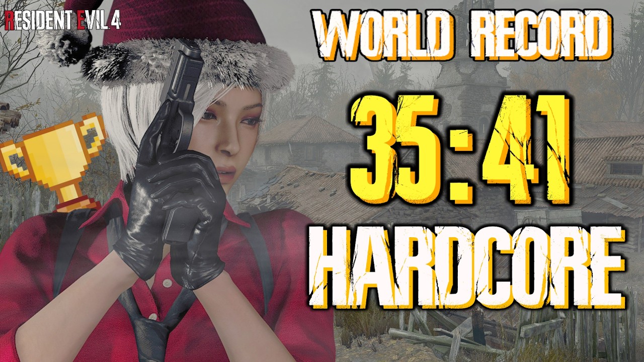 [World Record] Speedrun Resident evil 4 Remake Ada SW Hardcore (35:41)