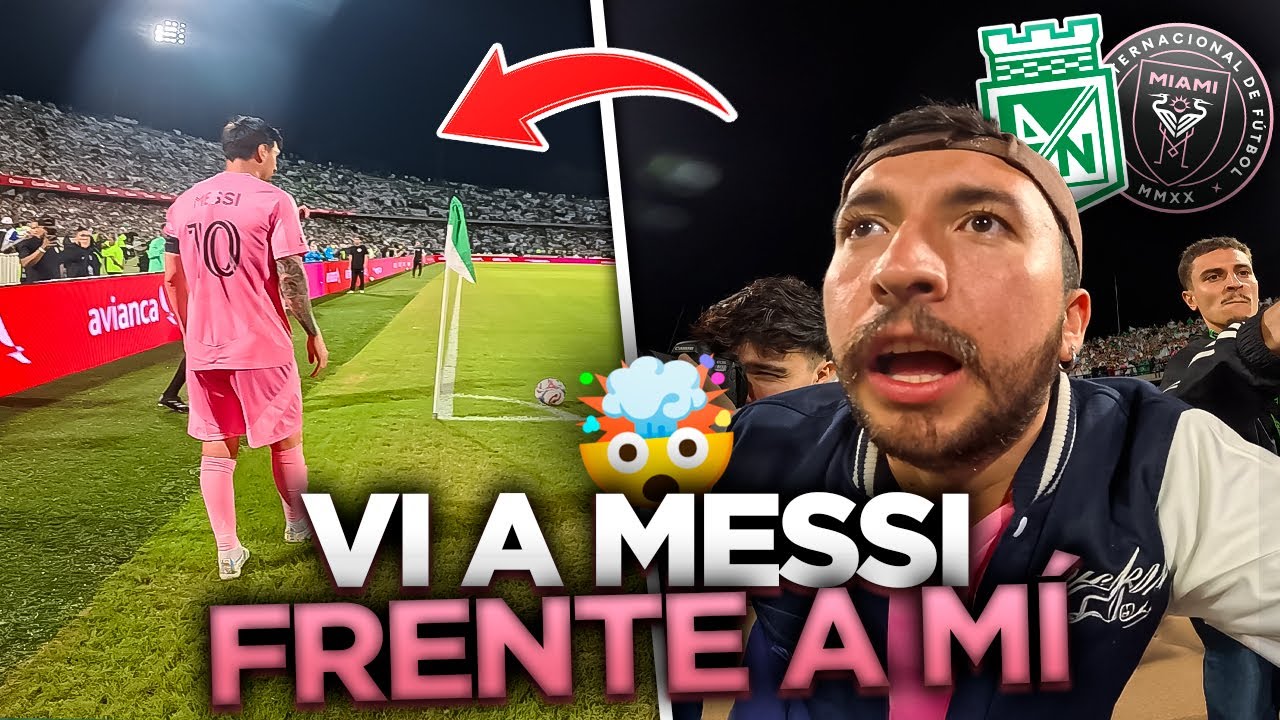 🔥¡ME COLÉ EN LA CANCHA PARA VER A MESSI!🤩*ÉPICO*🇨🇴NACIONAL VS INTER MIAMI🇦🇷