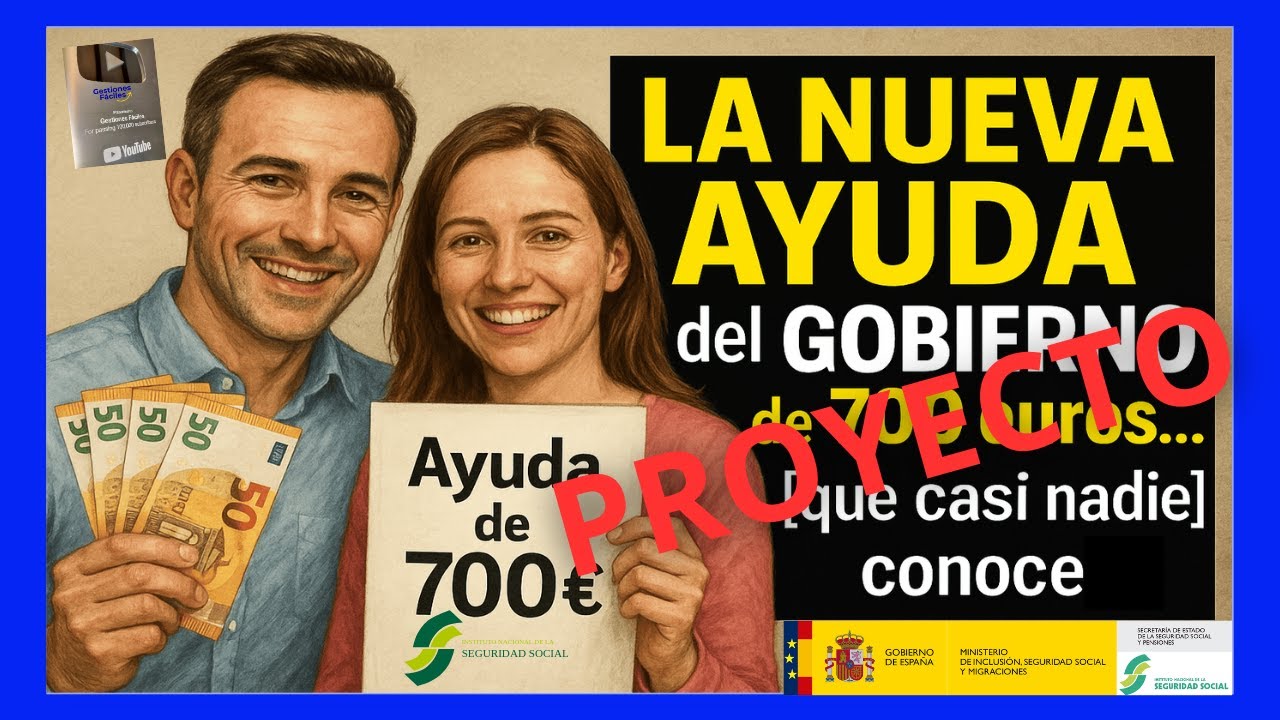 💰⏩En Proyecto👉𝐋𝐚 𝐍𝐮𝐞𝐯𝐚 𝐀𝐘𝐔𝐃𝐀 𝐝𝐞𝐥 𝐆𝐎𝐁𝐈𝐄𝐑𝐍𝐎 𝐝𝐞 𝟕𝟎𝟎 𝐞𝐮𝐫𝐨𝐬... 💥#gestionesfaciles #ayuda700&euro;