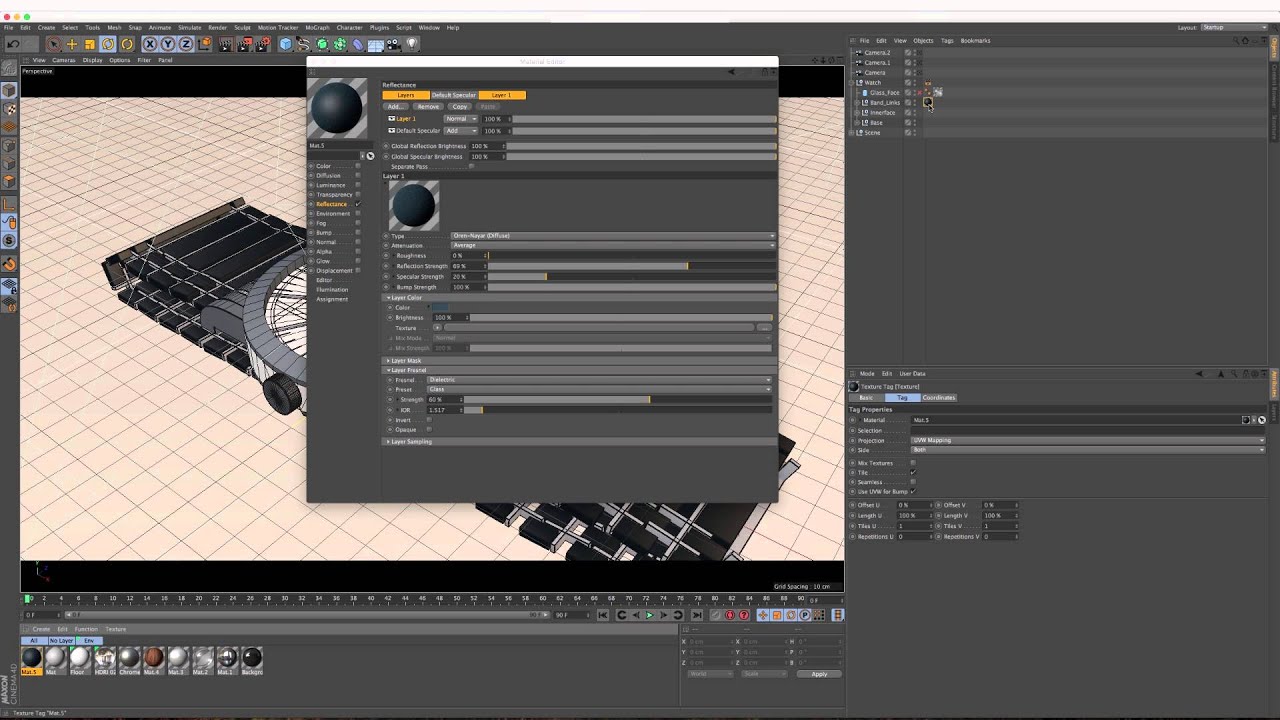 Cineware 2.0 Tutorial #5 &ndash; Reflectance Channel