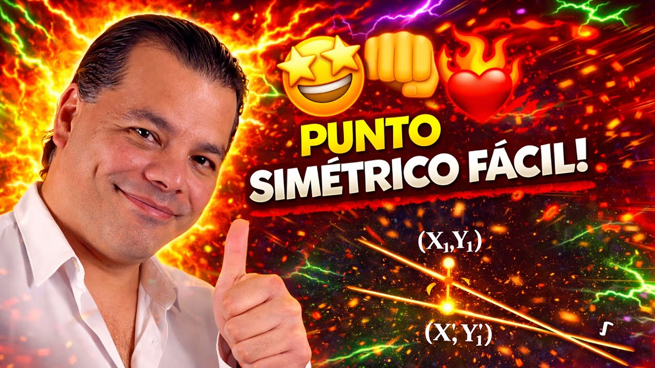 Punto simétrico respecto a una recta | Ejercicio típico de examen paso a paso