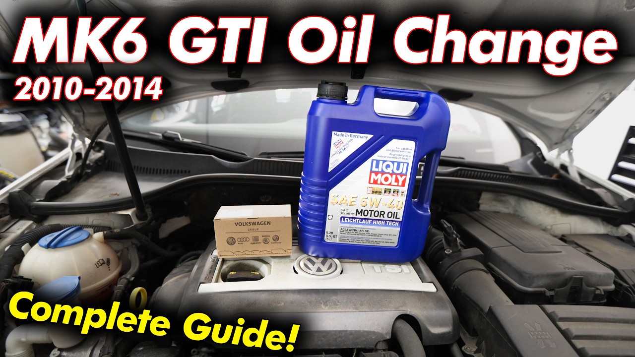 MK6 Volkswagen GTI Oil Change Guide (2010–2014) | Quick and Easy