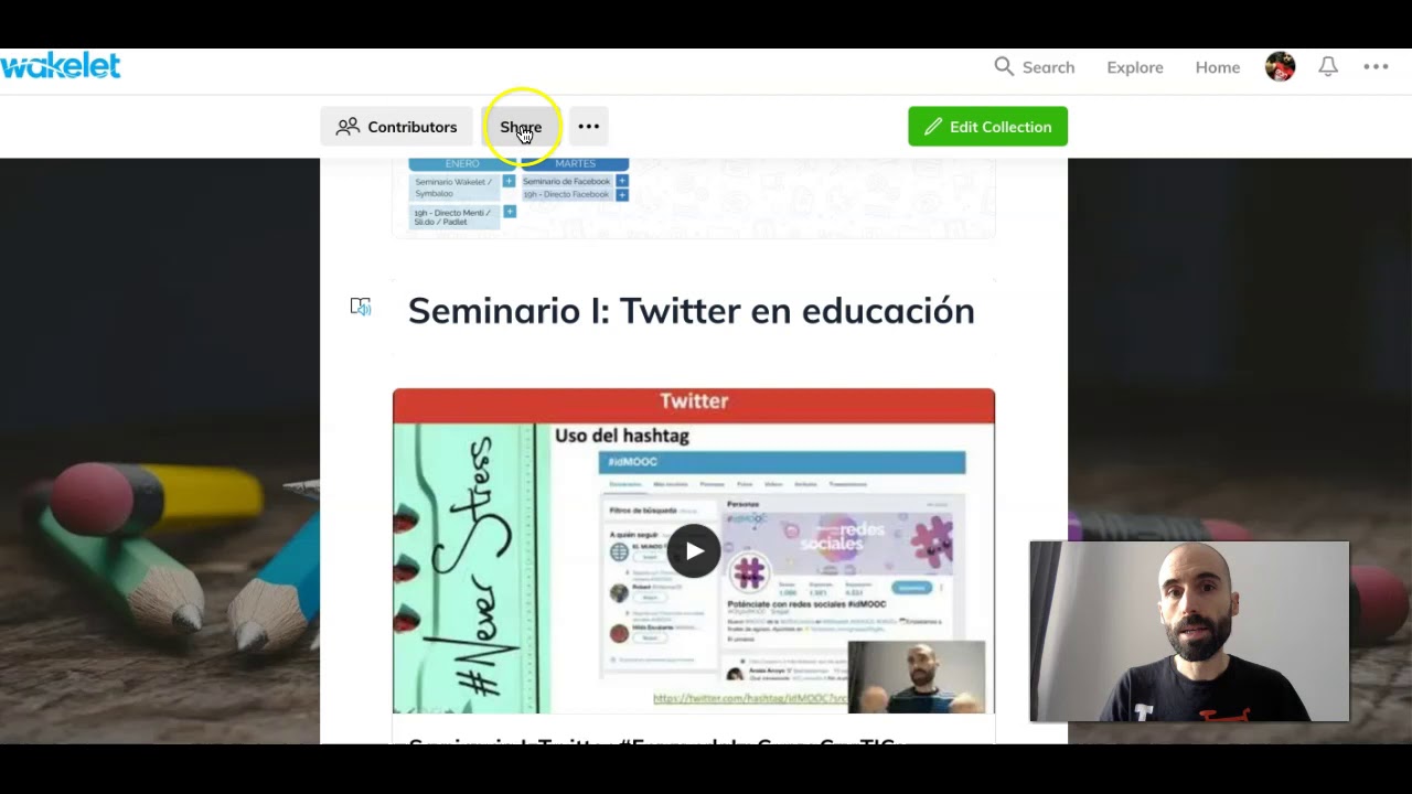 Seminario VII: Wakelet y Symbaloo #FrenandoLaCurvaConTICs