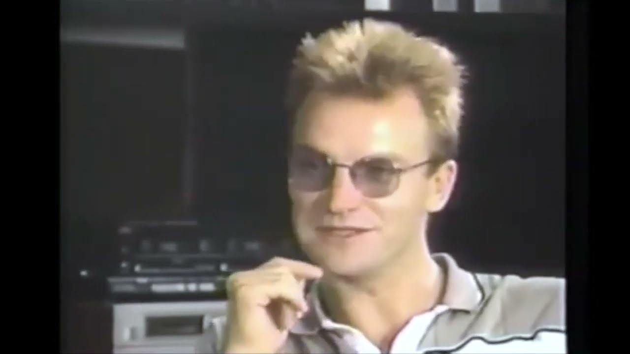 Sting - excellent 9-min interview (1985)