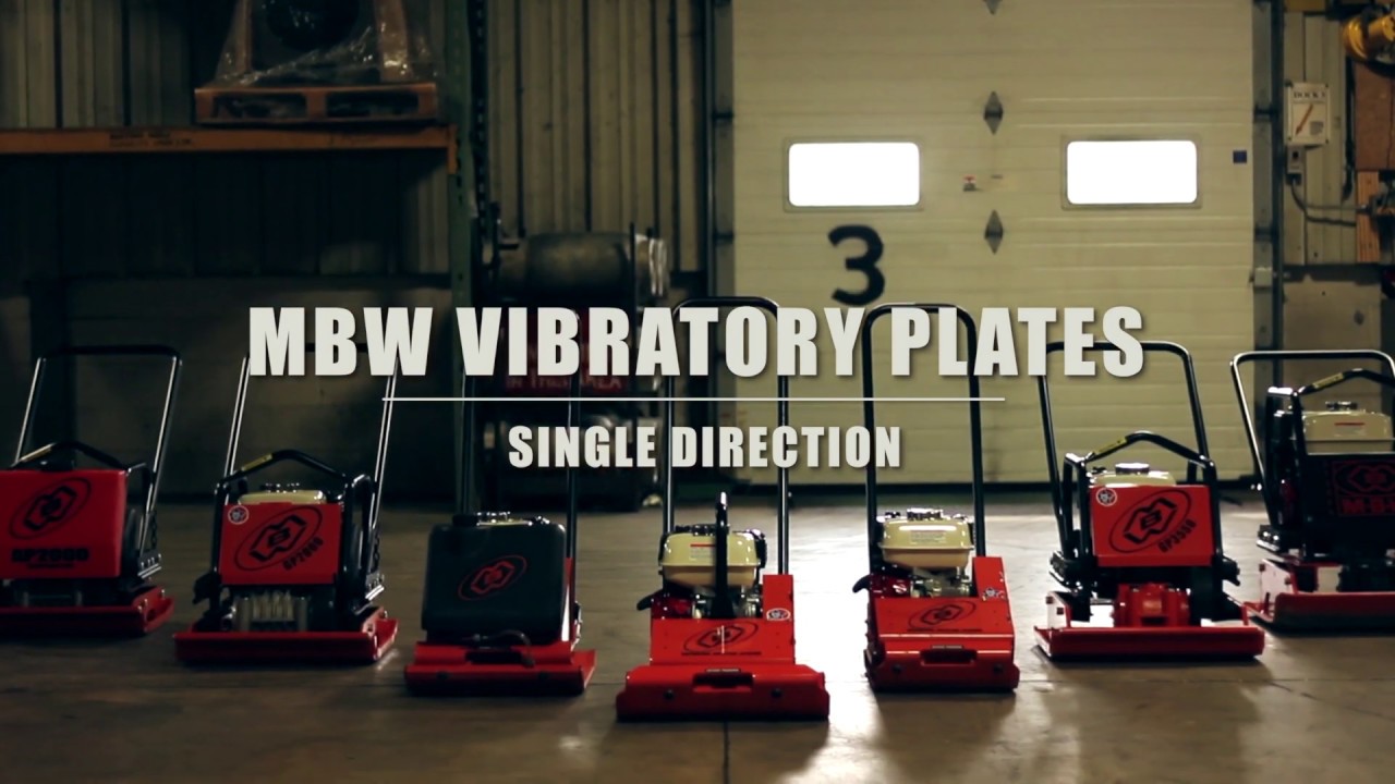 MBW VIBRATORY PLATES, PLATE COMPACTORS for soil and asphalt  #platecompactors #soilcompaction