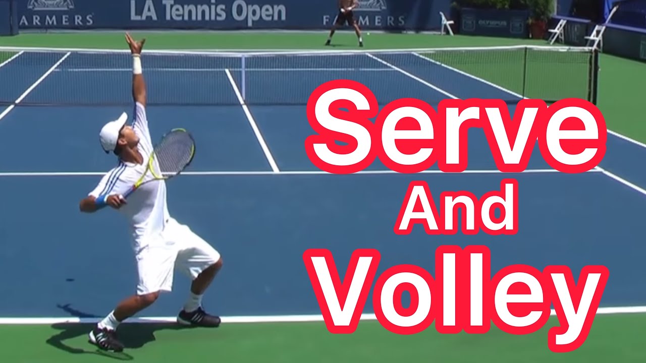 Attack Your Opponent Using The “Serve And Volley” Tactic (Tennis Strategy And Footwork)