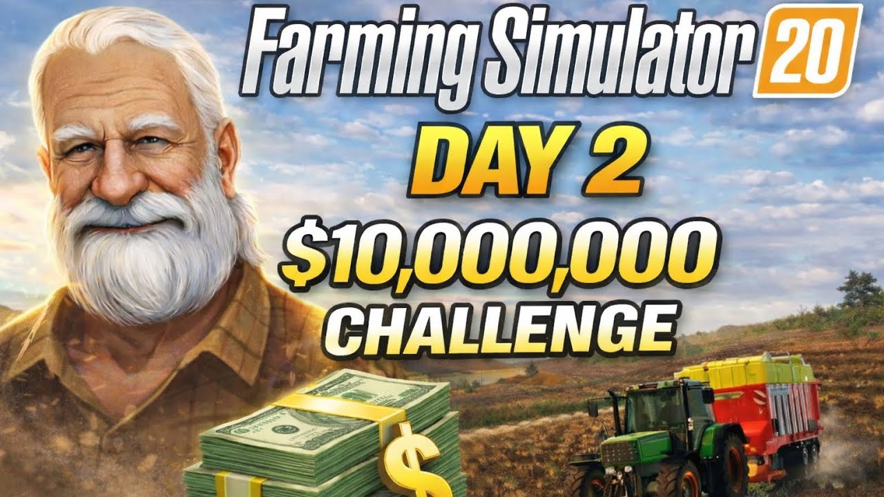 Day 2 — Risky Move: Bankruptcy or Smart Investment? | $10 Million Challenge | Farming Simulator 20