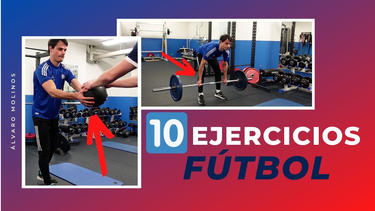 10  EJERCICIOS de GIMNASIO para ISQUIOTIBIALES | Fútbol y Entrenamiento