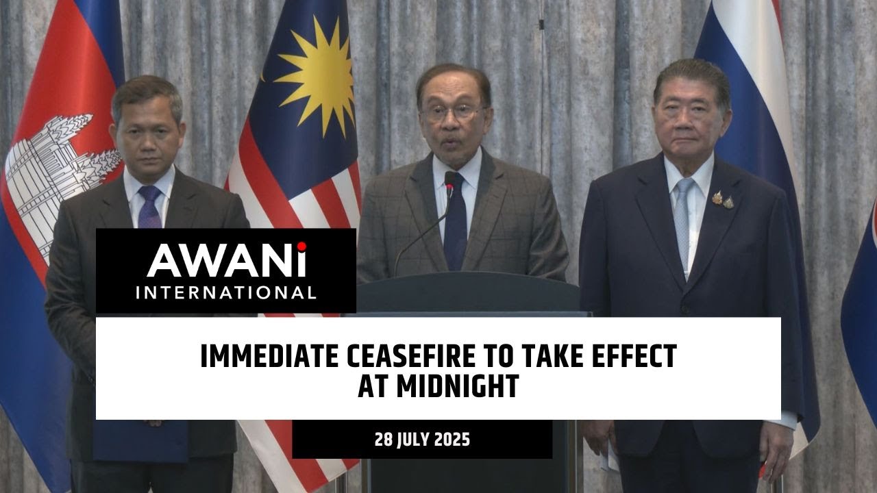 Immediate ceasefire to take effect at midnight