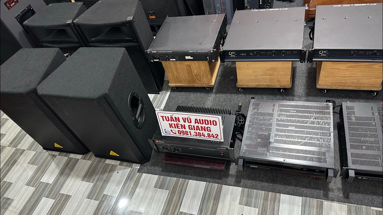 Em Về Loa Toa 380SE .Loa Peavey Bass 30 .Sub Yamaha SW-1000 .Đẩy JBL 6230. 0981384842