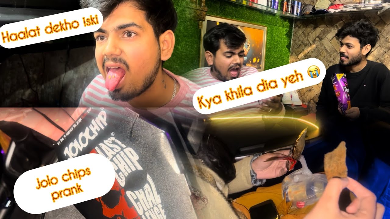 Prank on @Avinash banathia vlogs [JOLO CHIP PRANK ]