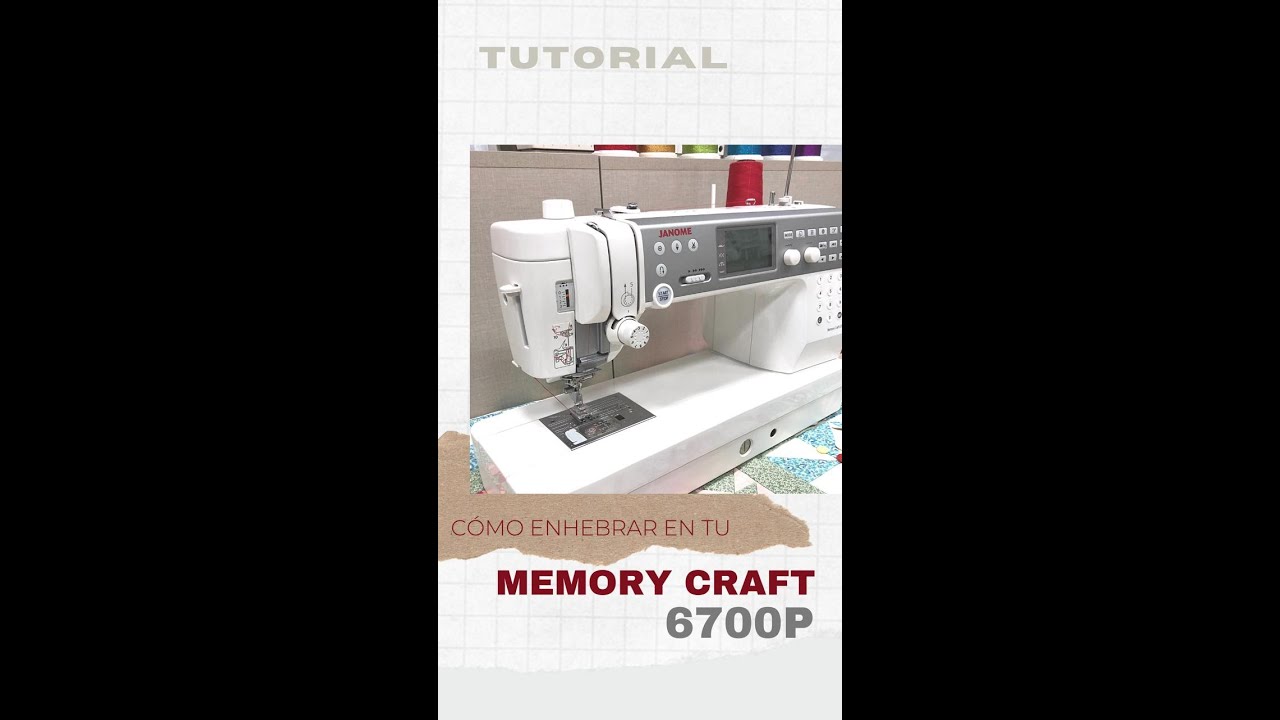 Janome Argentina - C&oacute;mo enhebrar tu Janome MC 6700P