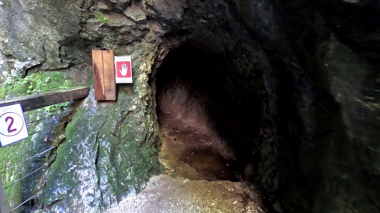 Slovenia,Tolmin Gorges.Waterfall Beri 2020.