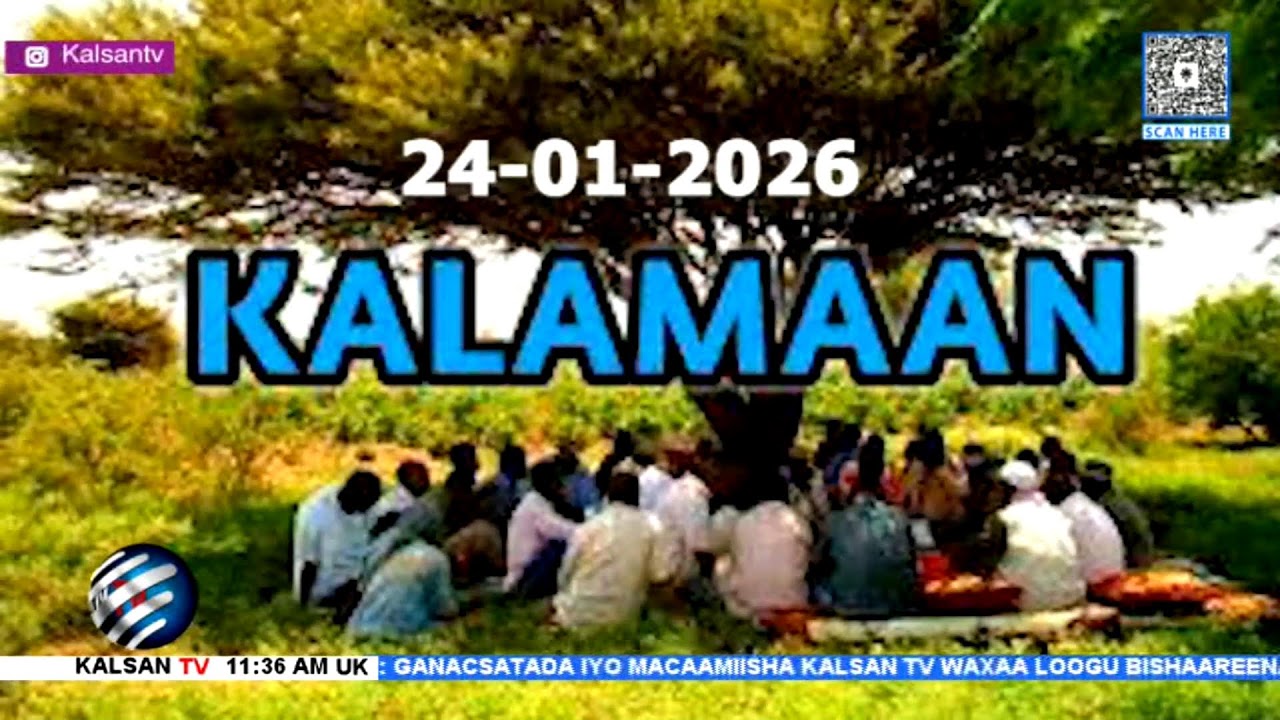 Wararka Telefishinka Kalsan Tv Tebin: Faysal Cabdi Faarax 25-01-2026.