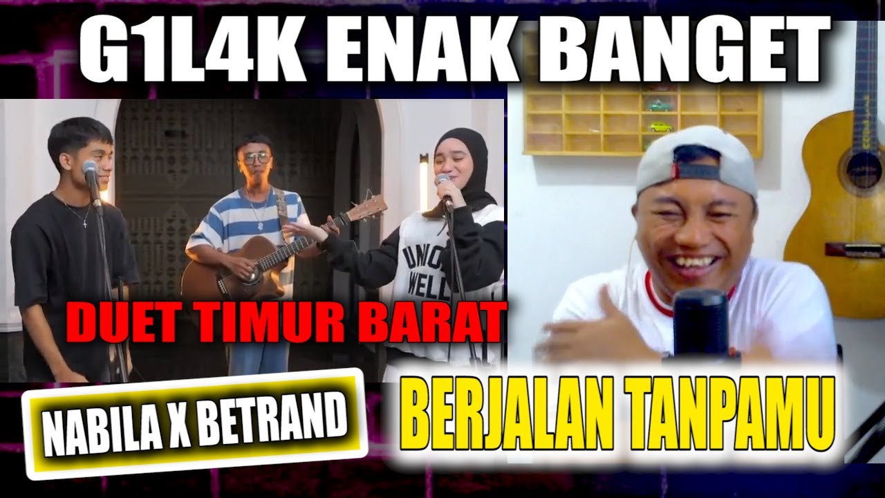 Berjalan Tanpamu - nabila taqiyyah with betrand onsu (live session) | BNB REACT