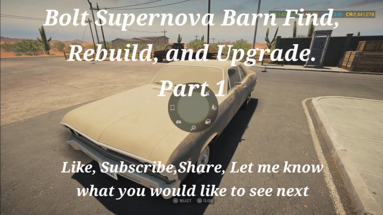 Car Mechanic Simulator 2021 SuperNova Barn Find and referb and upgrade.
