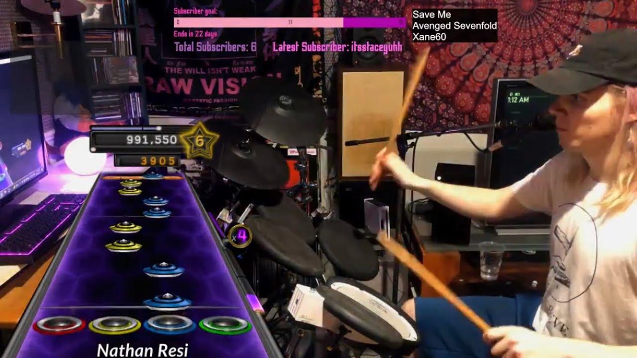 Save Me by Avenged Sevenfold - Pro Drums FC (Clone Hero)