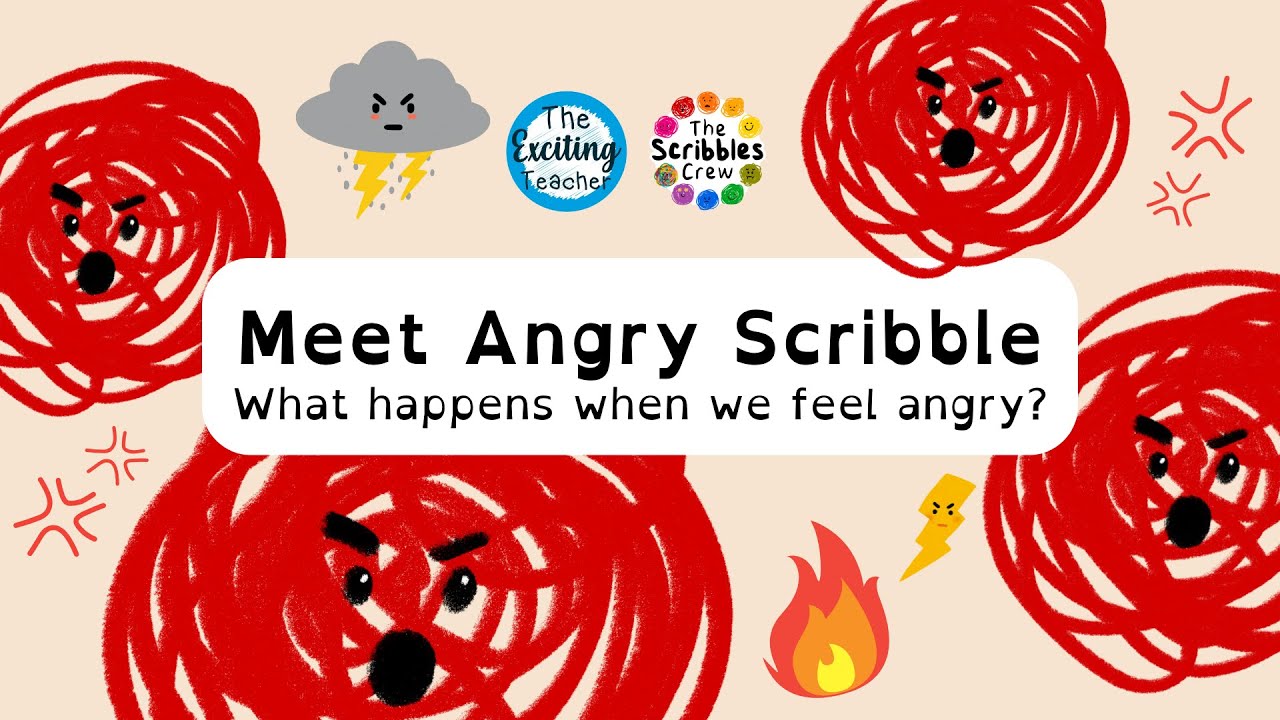 Знакомьтесь, Angry Scribble | Команда Scribbles о том, как дети могут испытывать гнев | Эмоционал...