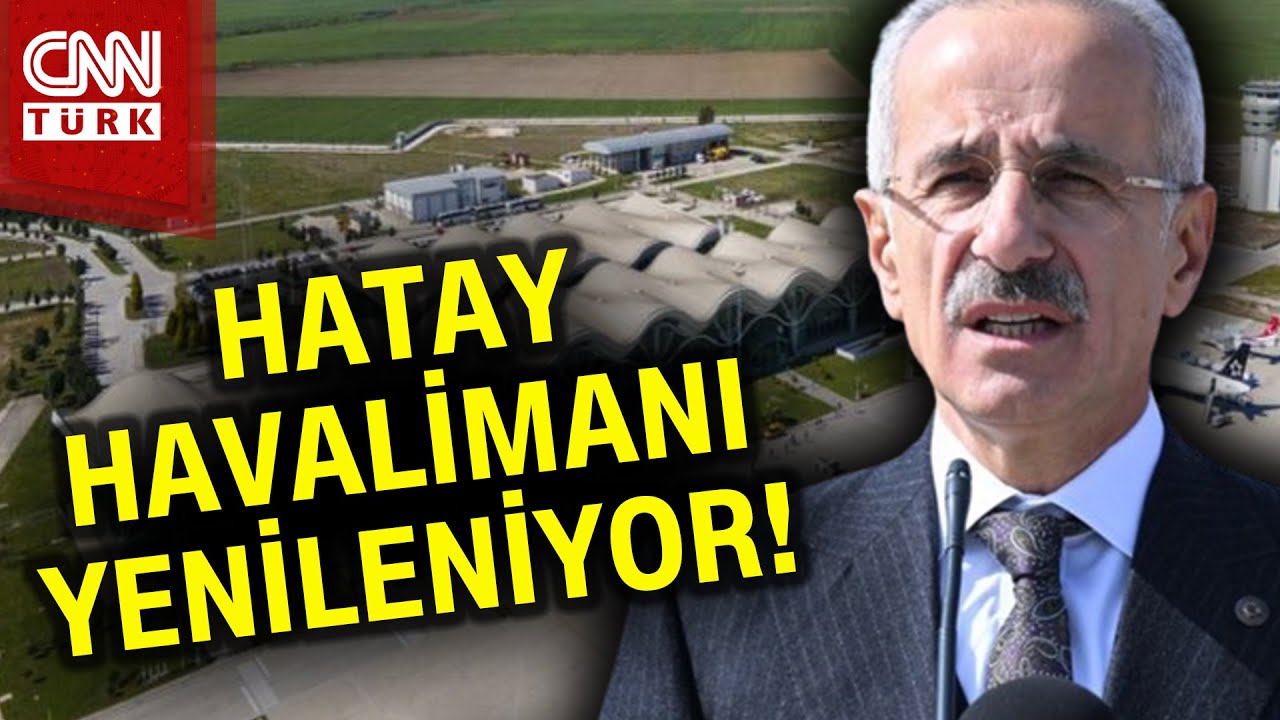 Hatay Havalimanı'nda Yenileme Çalışmaları Sürüyor! Bakan Uraloğlu Açılış Tarihini Açıkladı! | #Haber