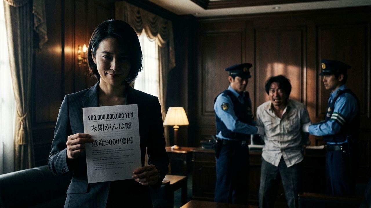 膵臓がんは嘘…離婚5時間後に再婚した夫の末路。遺産9000億で地獄へ！