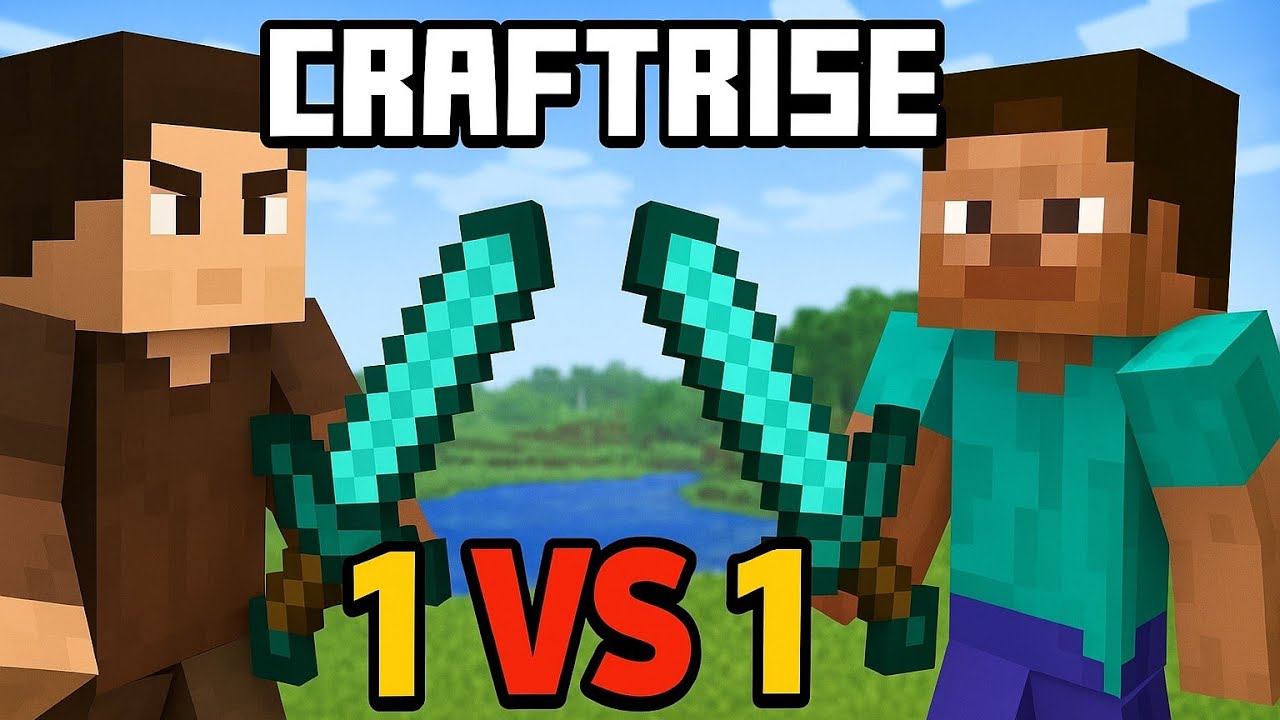 MİNECRAFT CRAFTRİSE 1 VS 1 ATIYORUZ TEKE TEK