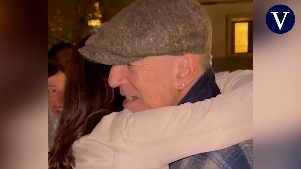 Encuentro fugaz de Springsteen con los fans a 24 horas de su primer concierto en Barcelona
