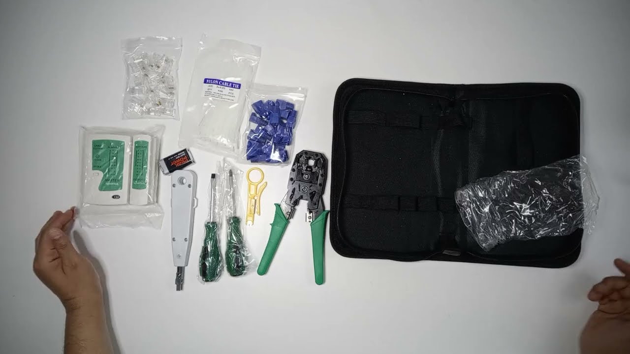 Kit De Herramientas Para Cableado De Redes De 10 En 1 SHWATY
