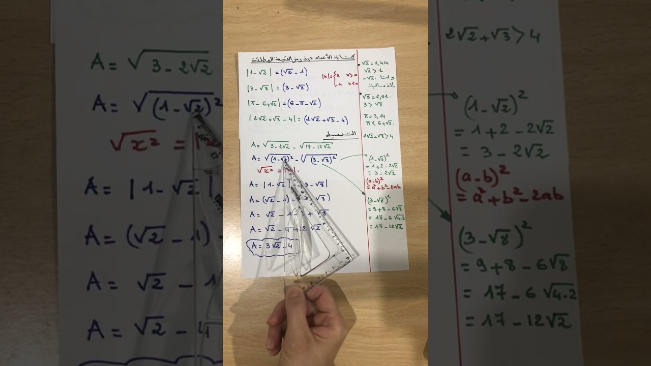 القيمة المطلقة تمرين رقم 4