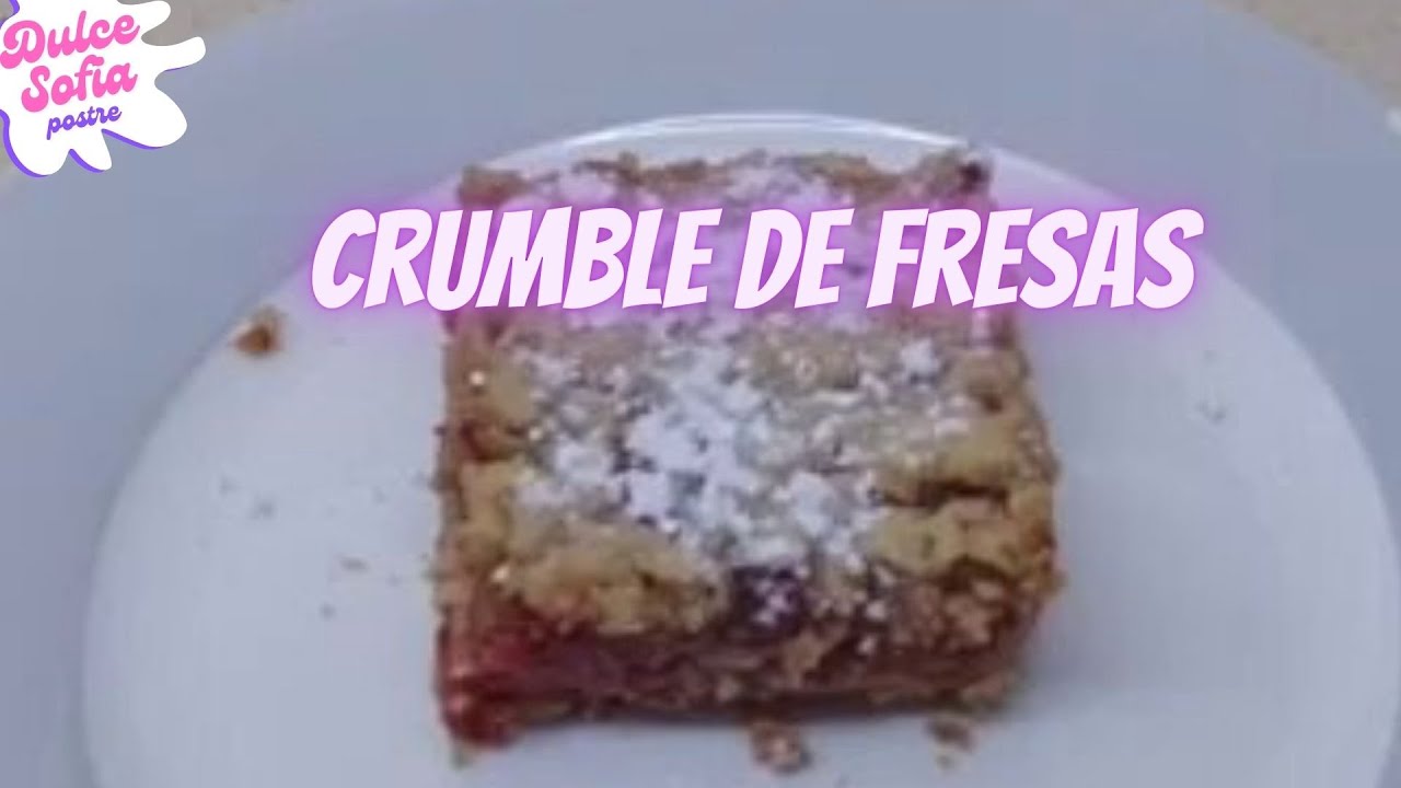 Receta Clásica de Crumble de Fresas: ¡Sencillo y Rápido!