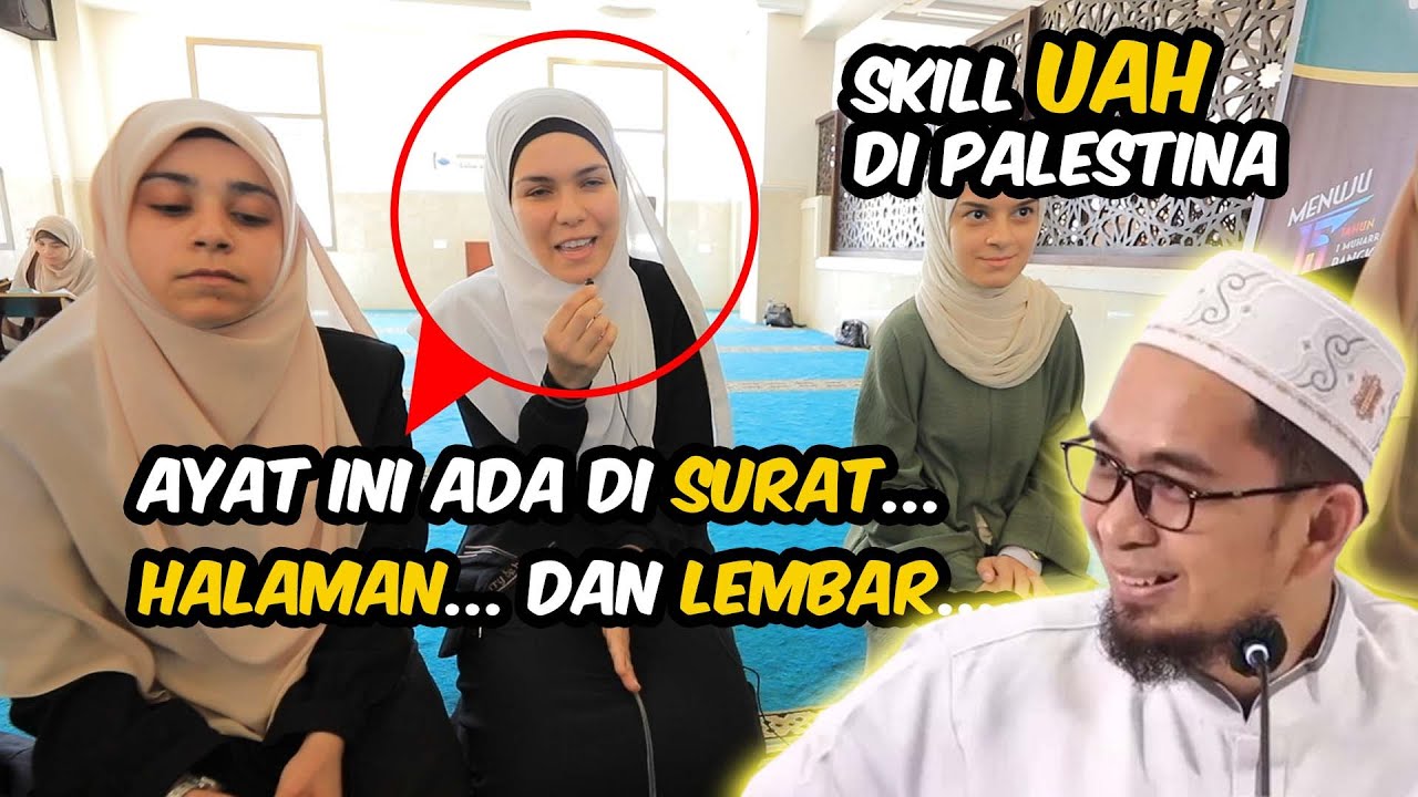 Subhanallah, Hafizah Palestina ini punya Ingatan super seperti UAH - Vlog Muhammad Husein Gaza