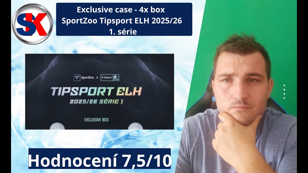 🏒Exclusive case - 4x box  SportZoo Tipsport ELH 2025/26 1. série🏒