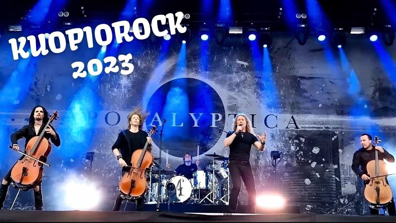 Apocalyptica feat Tipe Johnson - I'm Not Jesus @ Kuopiorock, Finland 29.7.2023