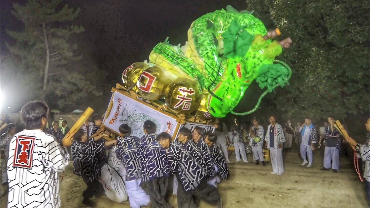 葛塚祭り 2024 灯籠 石動神社 宮詣り後 葛塚交差点など 2024.9.06 新潟市 北区 豊栄