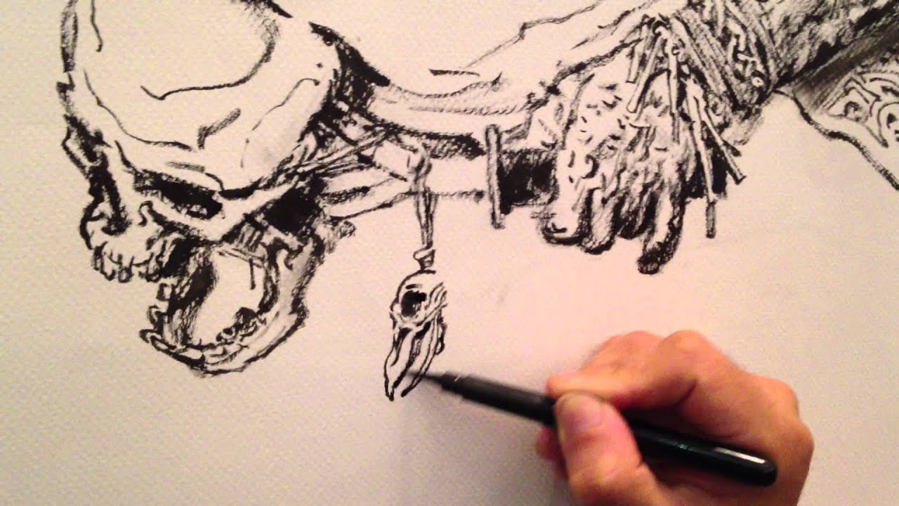 김정기 Kim Jung gi Drawing show in Indonesia (Popcon Asia)